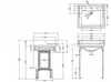 Casa Padrino Luxus Jugendstil Stand Waschtisch Weiß / Produktbild-Vorschau 2