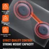A close-up marketing image showing a glass suction cup lifter with its weight capacity highlighted. Anteprima dell’immagine prodotto