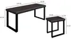 Banquette d'angle AKIKO METAL avec table et bancs 168x128 Voir les images du produit 5