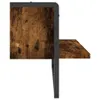 vidaXL Wandregal mit Stange Räuchereiche 65x25x30 cm Produktbild-Vorschau 5