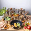 Kinghoff set di pentole in acciaio 12 pz. Rosegold KH1767 Anteprima dell’immagine prodotto 7