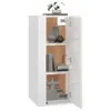 vidaXL Armoire TV murale blanc brillant 40x34,5x80 cm Voir les images du produit 6
