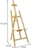 Maaleo 22621 Dřevěný malířský stojan 139 x 82 x 57 cm Náhled obrázku produktu 4