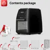 An image showing the contents of an air fryer package, including the air fryer itself and various accessories. Produktbild-Vorschau
