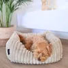 4L Textil BELLA Plüsch-Hundebett PREMIUM-LINE (60x40 cm, Produktbild-Vorschau 1