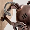 Biati »Biati« verstellbare Wandlampe, Metall/Holz/Glas, Produktbild-Vorschau 5