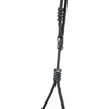 A close-up of a black rope with a carabiner and adjustment clips, likely part of a swing or hanging system. Náhľad obrázku produktu