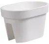 Prosperplast Blumentopf LOFLY RAILING Lang Weiß 39,6 cm Produktbild-Vorschau 2