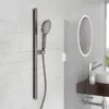 Ensemble de douche sur barre KARIBIK, graphite mat, ovale Voir les images du produit 10