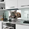 Küchenrückwand Spritzschutz Glas mit Motiv Französische Produktbild-Vorschau 2
