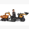 Tracteur FALK Case IH avec pelle rétro, orange, avec Voir les images du produit 7