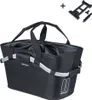 Basil Classic Carry All MIK Rear Košík na kolo Black 22 L Náhled obrázku produktu 2
