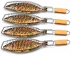Sada 4 ks: pekáč na ryby, košík na grilování 36 x 15 cm, Náhled obrázku produktu 1