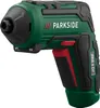 A cordless screwdriver set against a white background. Produktbild-Vorschau