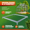 GARDEBRUK® Fundament für Gewächshaus 190x190cm Stahl Produktbild-Vorschau 2