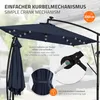 ML-Design Slnečník Ø330cm s LED solárnym napájaním, Náhľad obrázku produktu 3