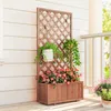 Outsunny Jardiniššre avec Treillis - bac š€ Fleurs - Voir les images du produit 8