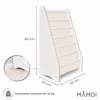 MAMOI® Bücherregal für Kinder, Bücherständer Kinderzimmer, Produktbild-Vorschau 3