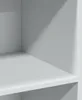 vidaXL Hoge kast, wit, 70x41x124 cm, houtvezel Productafbeelding-voorbeeld 7