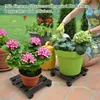 Faziango 2X WPC Pflanzenroller 30cm, Blumenroller Tragkraft Produktbild-Vorschau 5