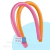 Weko Fun 2 Schwimmnudel in Pink, Orange, Made in EU. Poolnudel für Wassergymnastik und Schwimmen. Produktbild-Vorschau