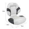 Waterside Captain Deluxe Bass Boat Sitz, grau/weiß Produktbild-Vorschau 6