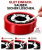 3x Aschenbecher Gluttöter Wind Balkon Bistro Rund Glut Produktbild-Vorschau 2