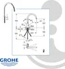 Grohe Eurosmart Cosmopolitan Spültischbatterie hoher Produktbild-Vorschau 9