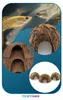 Aquarium Deko Kokosnuss-Höhle Set 3 Stück, nieszczotkierte Produktbild-Vorschau 11
