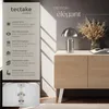 Petite lampe de table rétro ALTEA, design champignon, 40W - Voir les images du produit 2