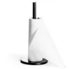 A black paper towel holder with a roll of white paper towels on a white background. Náhľad obrázku produktu