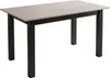 A table with a light gray top and black legs, shown from a front-side angle against a white background. Produktbild-Vorschau