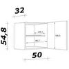 Flex Well Hängeschrank Capri BxTxH 50 x 32 x 54,8 cm Produktbild-Vorschau 5