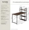Computer-Schreibtisch Hershey 122x61x120cm - Industrial Produktbild-Vorschau 6