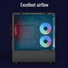 Aerocool Viewport Mini V2 ARGB, Tower-Gehäuse, (Tempered Produktbild-Vorschau 8