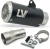 Zadní tlumič výfuku LeoVince LV CORSA S Black Edition s Náhled obrázku produktu 1