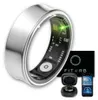 A smart ring and its accessories are displayed against a white background. Produktbild-Vorschau