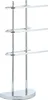 relaxdays 10024656_0 relaxdays Handtuchständer   silber Anteprima dell’immagine prodotto 8