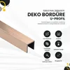Deko Bordüre U-Profil Zierleiste Fliesenschiene Edelstahl Produktbild-Vorschau 2
