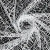 A close-up view of white lace fabric, showing its intricate pattern and texture. Produktbild-Vorschau