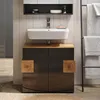 Szafka pod umywalkę Vicco Eden Antracyt 73.1 x 64 cm, Model Podgląd zdjęcia produktu 3