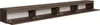 A long, wall-mounted TV board with four open compartments and visible hinges. Produktbild-Vorschau