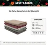 Bündchenstoff 5er RIB Set Bunt5 Bio Schlauchware Bündchen Produktbild-Vorschau 2