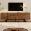 A modern living room with a TV stand, TV, and coffee table. Anteprima dell’immagine prodotto