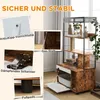 PawHut 2-in-1 Katzenklo Schrank, Katzenklo mit Produktbild-Vorschau 6