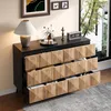 A dresser with open drawers in a room with a window. Produktbild-Vorschau