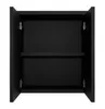 Mobile da bagno con specchio Toledo 60 x 60 cm, nero opaco Anteprima dell’immagine prodotto 2