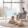 Turmventilator 114 cm mit Fernbedienung, 33 cm Standfuß, Produktbild-Vorschau 13