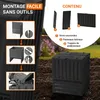 GARANTIA ECO-KING composteur 600 litres noir Voir les images du produit 4