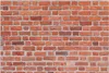 Wallario Wandbild Rote Ziegelsteinwand - Backsteine, Größe: Produktbild-Vorschau 1